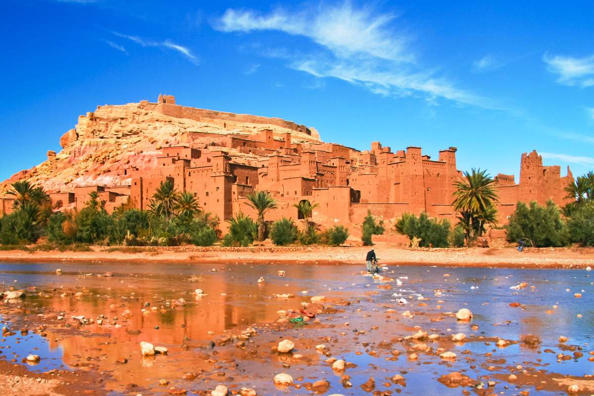 Ait Ben Haddou Kasabah and river valley
